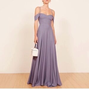 REFORMATION Poppy Dress in Orchid